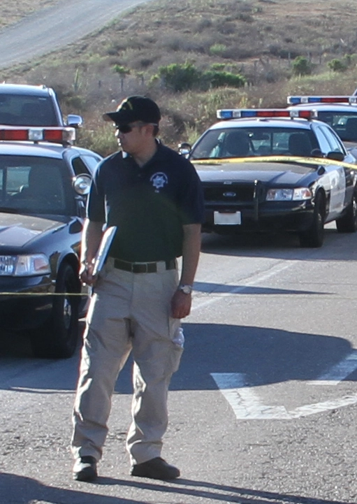 Stephen at an OIS at Las Pulgas